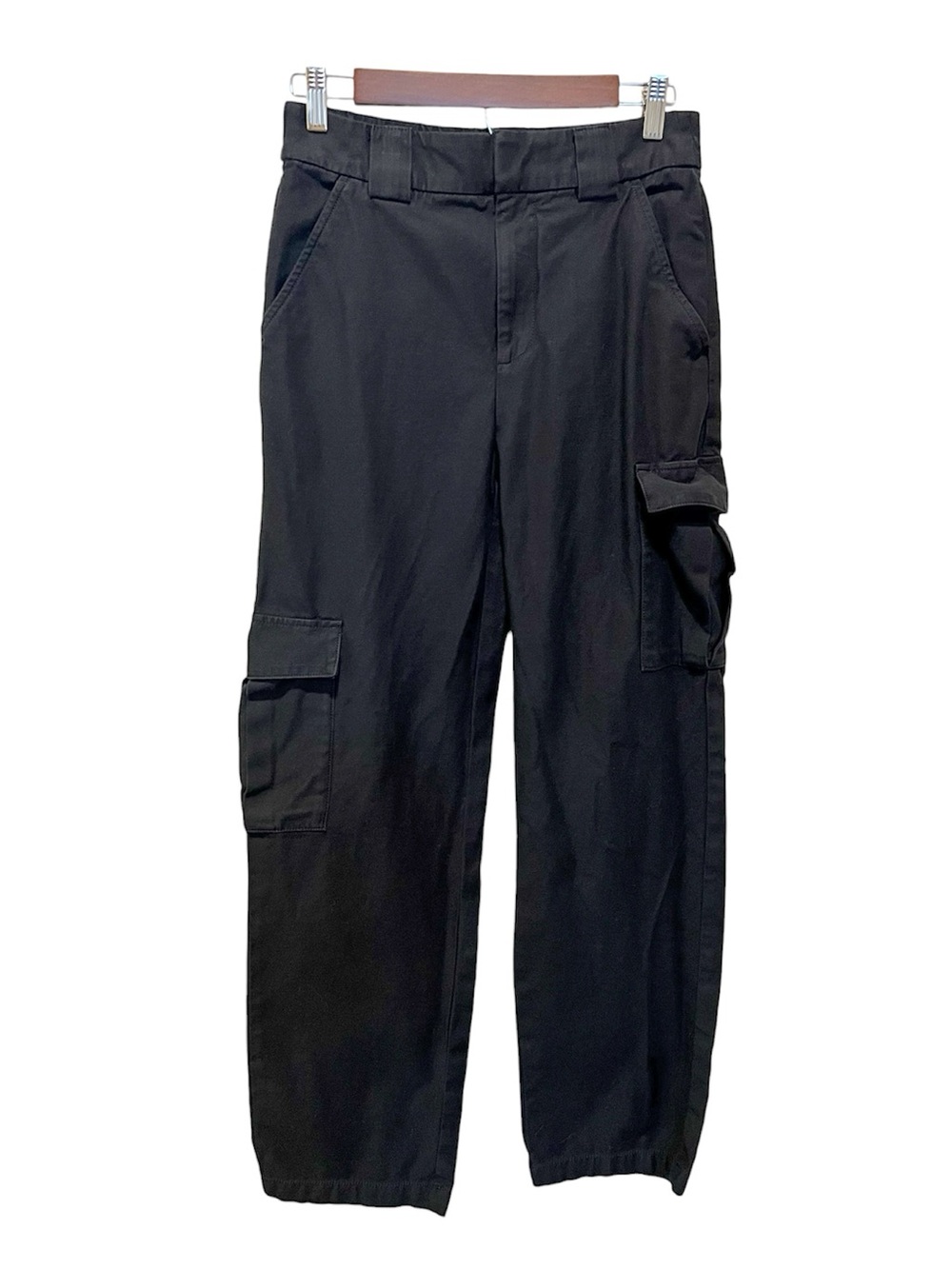 TNA Cadet Cargo Pants Black Size Small Y2K Style 105280 100% Cotton